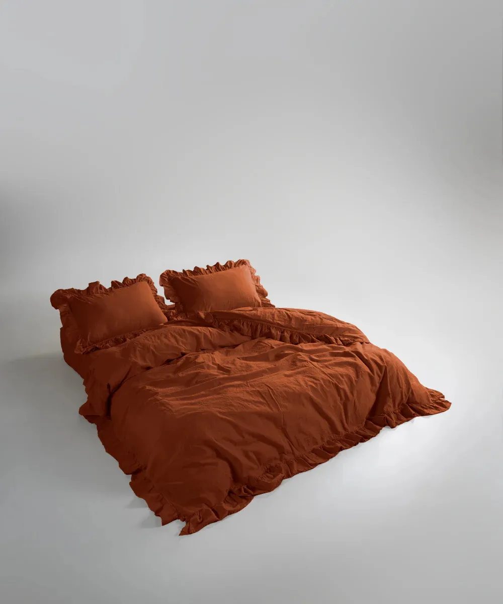 Постільна білизна Stonewashed Exclusive Ranforse 200 × 220 см (євро) Automne від Limasso - Зображення 2