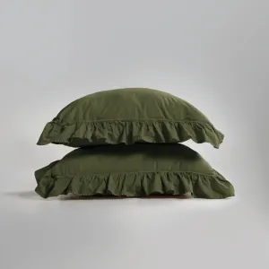 Alternative view of Постільна білизна Stonewashed Exclusive Ranforse 200 × 220 см (євро) Capulet Olive від Limasso