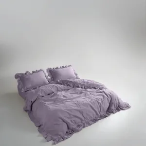 Alternative view of Постільна білизна Stonewashed Exclusive Ranforce 160 × 220 см (2 шт., сімейний) сімейний Natural Violet від Limasso