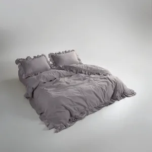 Alternative view of Постільна білизна Stonewashed Exclusive Ranforse 160 × 220 см (2 шт., сімейний) сімейний Opal Grey від Limasso