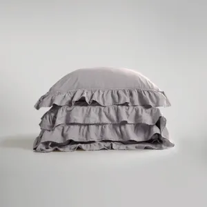 Alternative view of Постільна білизна Stonewashed Exclusive Ranforse 200 × 220 см (євро) Opal Grey від Limasso