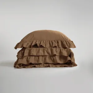 Alternative view of Постільна білизна Stonewashed Exclusive Ranforse 200 × 220 см (євро) Wood Smoke від Limasso
