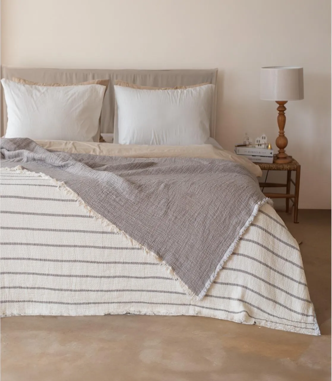 Муслінове покривало Exclusive Muslin 170 × 230 см Коричневий від Moss