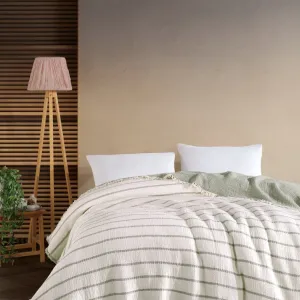 Муслінове покривало Exclusive Muslin 230 × 250 см (євро) Зелений від Moss