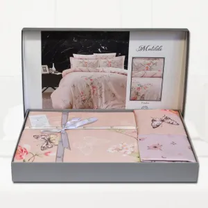 Alternative view of Постільна білизна Cotton Satin 200 × 220 см (євро) Matilde Powder від First Choice