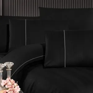Alternative view of Постільна білизна Ranforce Deluxe DARK 200 × 220 см (євро) Fredan Black від First Choice