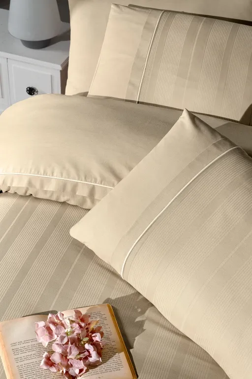 Постільна білизна Ranforce Deluxe 200 × 220 см (євро) Fredan Cappuccino від First Choice - Зображення 2