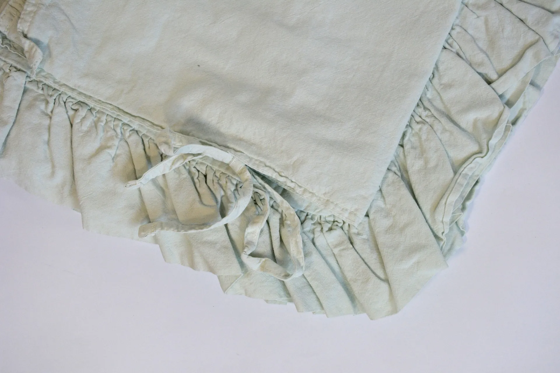 Постільна білизна Frill Poplin 200 × 220 см (євро) Mint від Issimo - Зображення 5