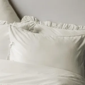 Alternative view of Постільна білизна Frill Poplin 200 × 220 см (євро) Vanilla від Issimo