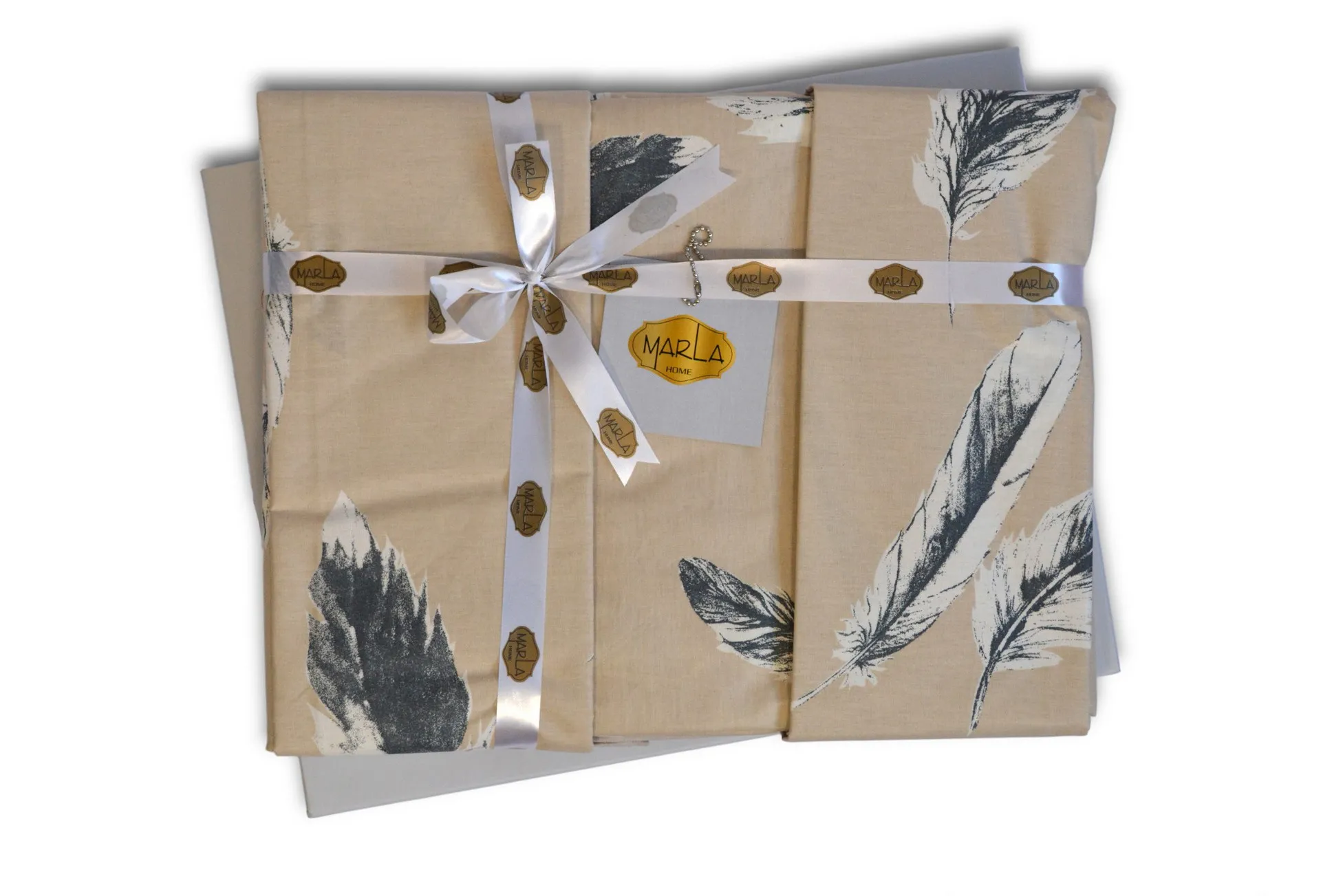 Постільна білизна Ranforse 200 × 220 см (євро) Feather від Marla - Зображення 7