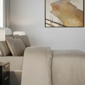 Alternative view of Постільна білизна Mona Premium Satin 300TC 200 × 220 см (євро) Frezya Rock від La Romano