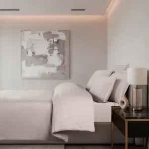 Alternative view of Постільна білизна Mona Premium Satin 300TC 200 × 220 см (євро) Frezya Violet від La Romano