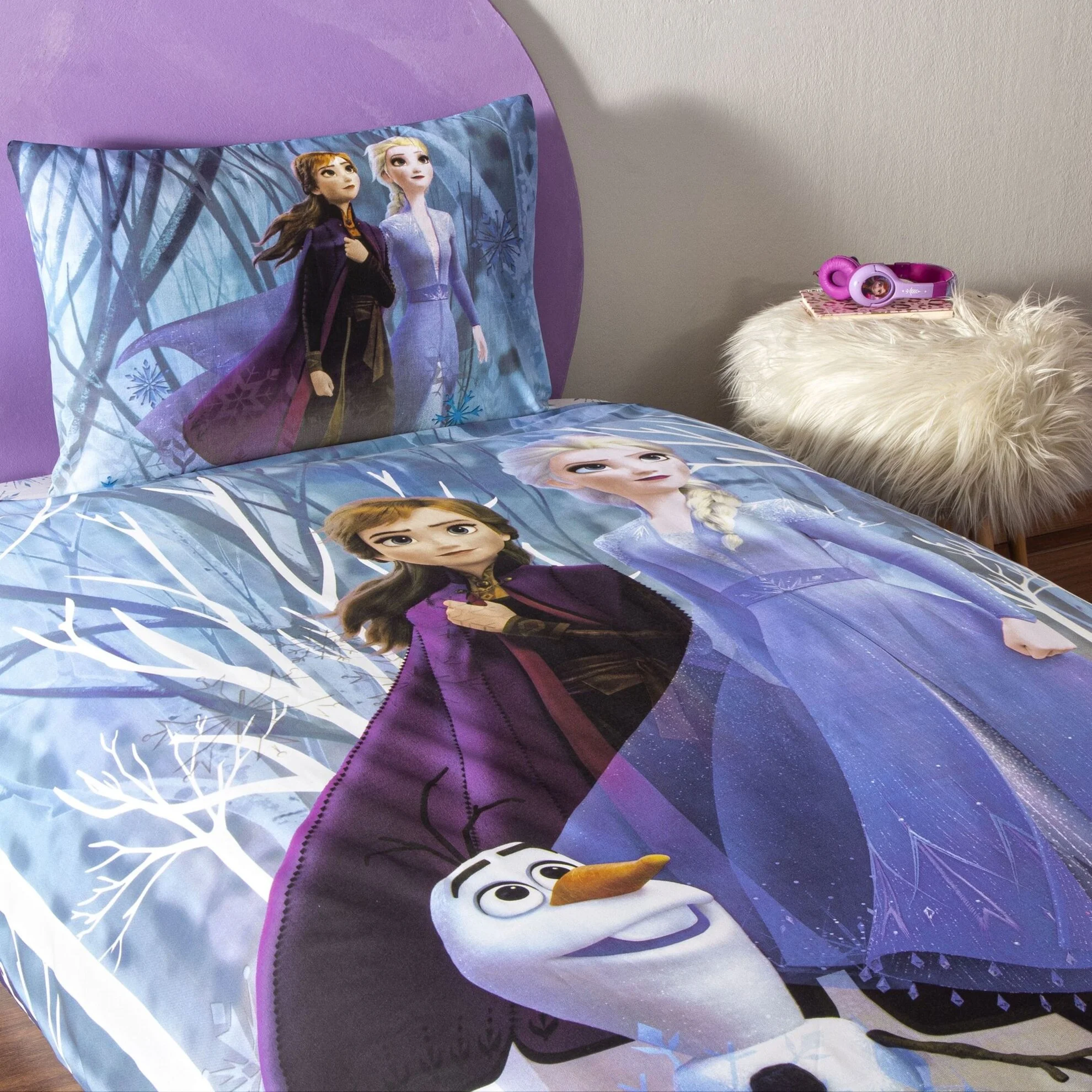 Постільна білизна Disney 160 × 220 см (полуторний) Frozen Winter від TAC - Зображення 2
