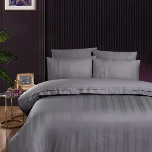 Постільна білизна Ranforce Deluxe DARK 200 × 220 см (євро) Glosland Quicksilver від First Choice