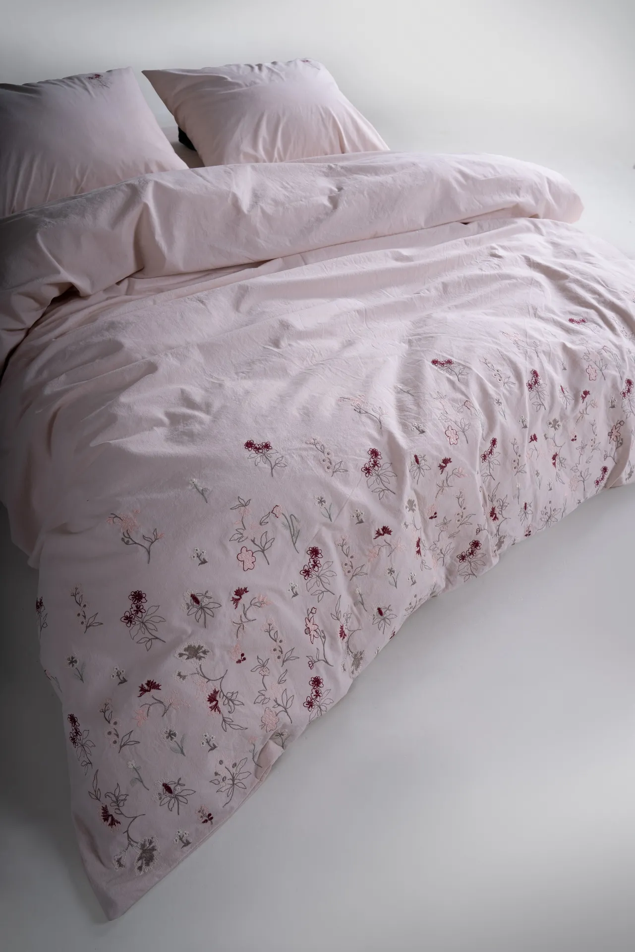 Постільна білизна Stonewashed 200 × 220 см (євро) Garden de Fleur Pristine від Limasso - Зображення 3