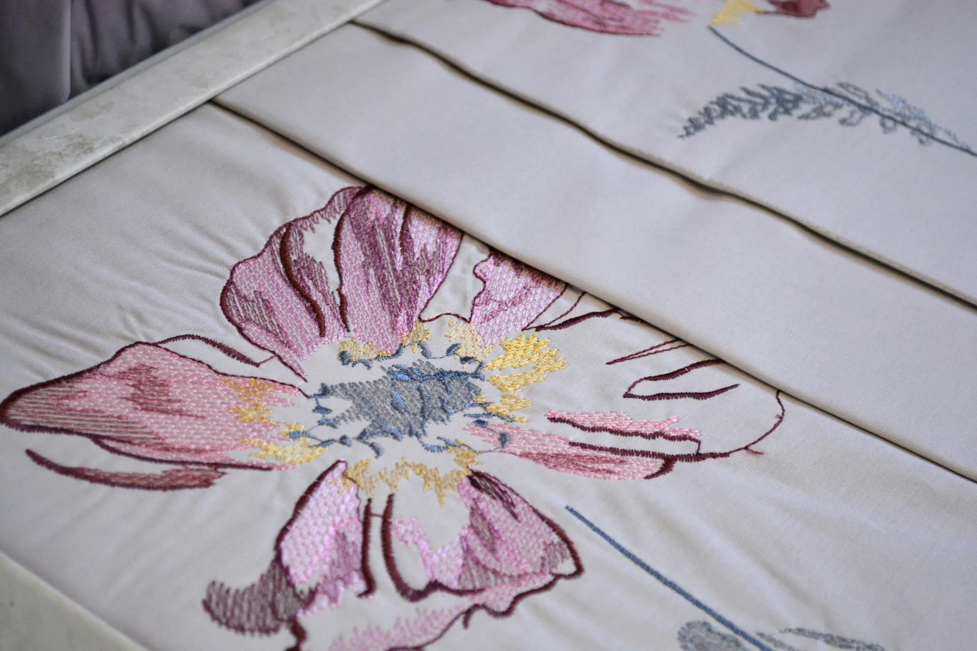 Постільна білизна Poplin 200 × 220 см (євро) Glory Gri від Maribor - Зображення 3