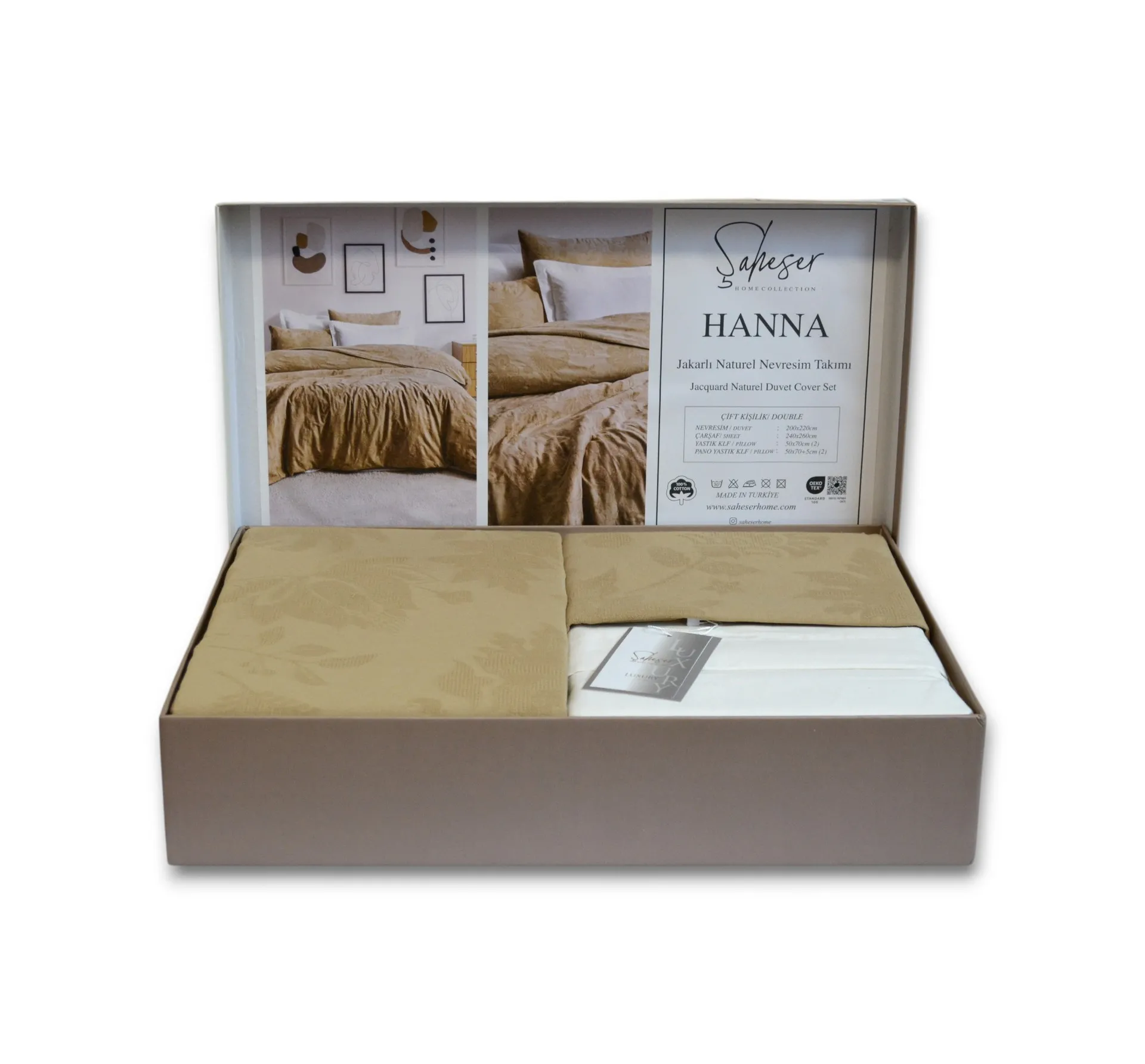 Постільна білизна Luxury Jacquard 200 × 220 см (євро) Hanna від Saheser - Зображення 7