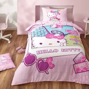 Постільна білизна Disney 160 × 220 см (полуторний) Hello Kitty Travel від TAC