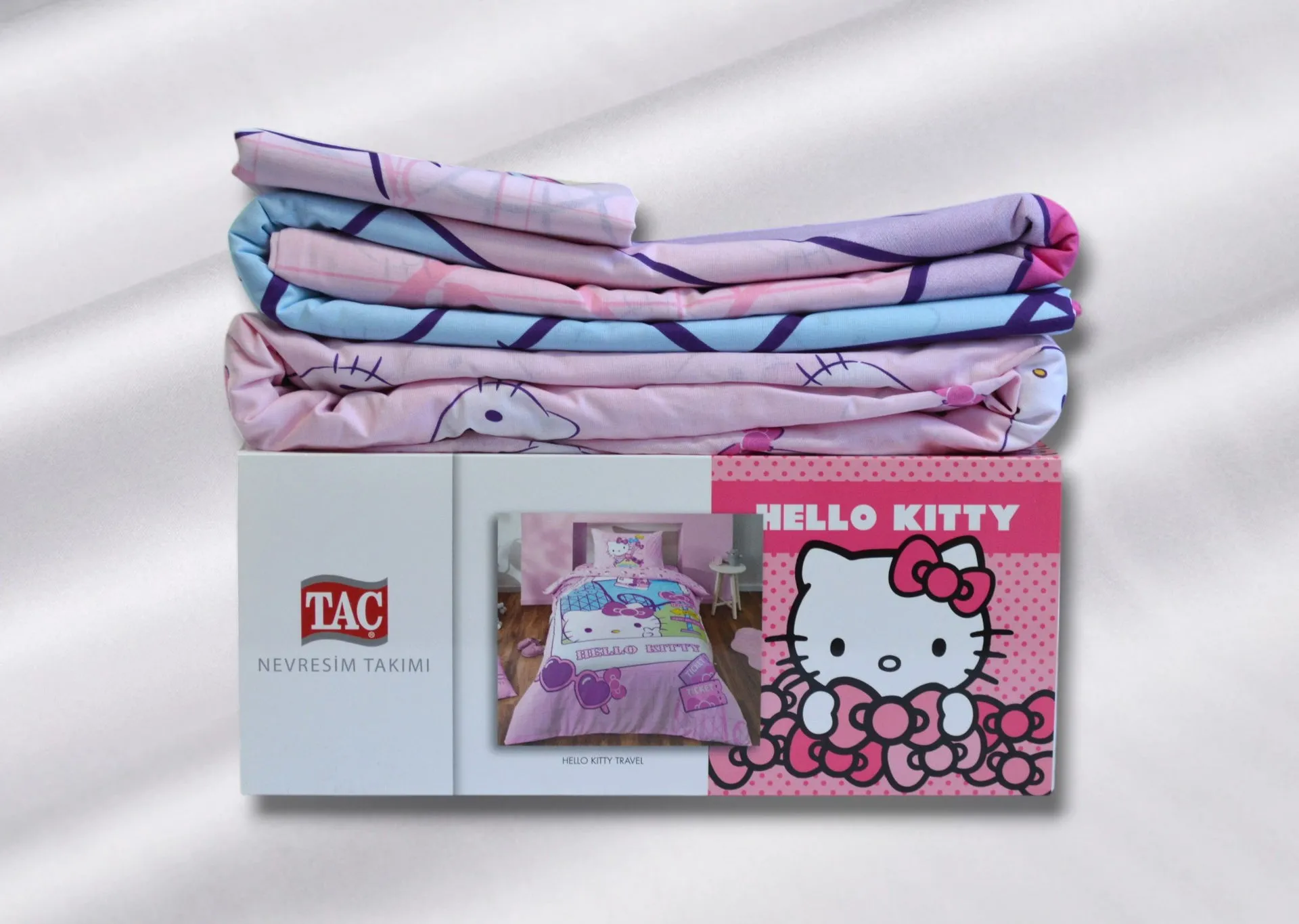 Постільна білизна Disney 160 × 220 см (полуторний) Hello Kitty Travel від TAC - Зображення 5