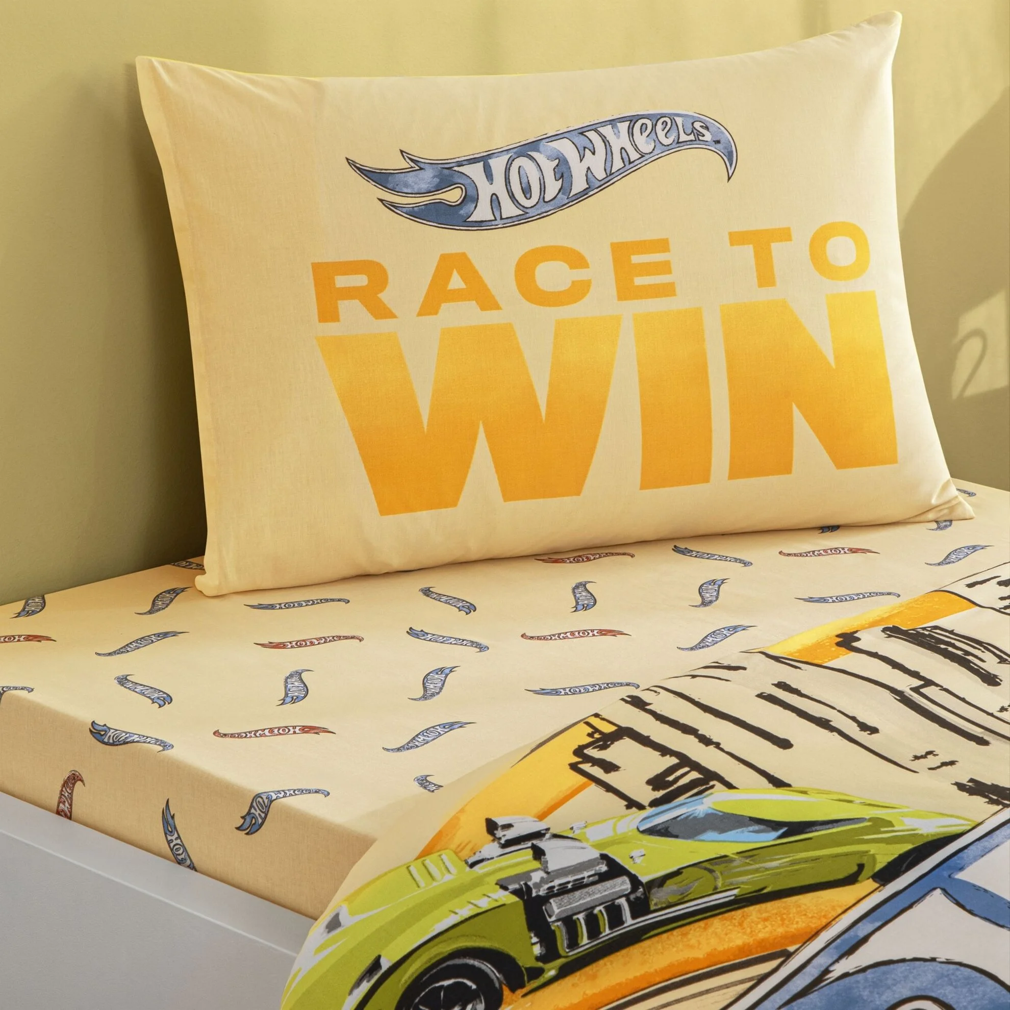 Постільна білизна Disney 160 × 220 см (полуторний) Hot Wheels Winner від TAC - Зображення 3