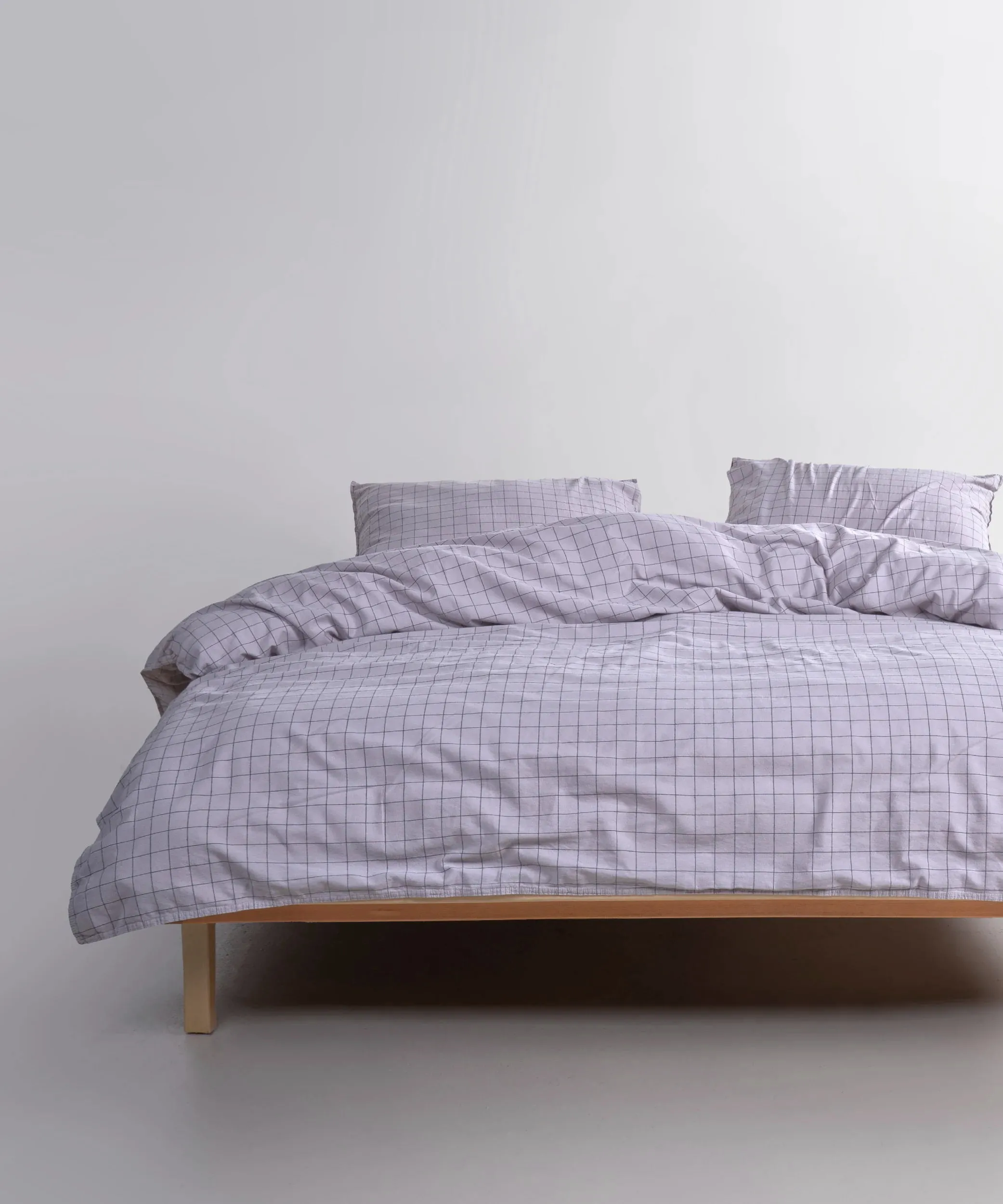 Постільна білизна Stonewashed 200 × 220 см (євро) Inara Opal Grey від Limasso - Зображення 2