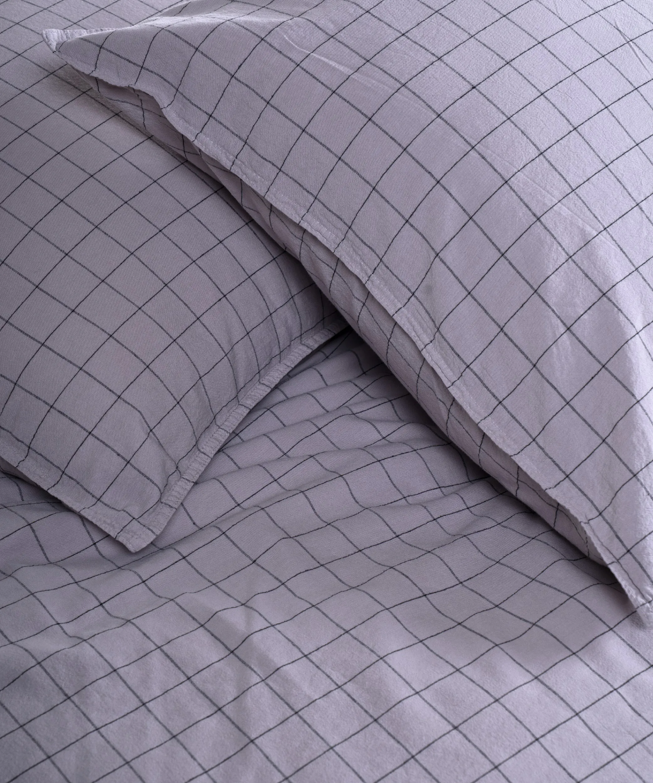 Постільна білизна Stonewashed 200 × 220 см (євро) Inara Opal Grey від Limasso - Зображення 6