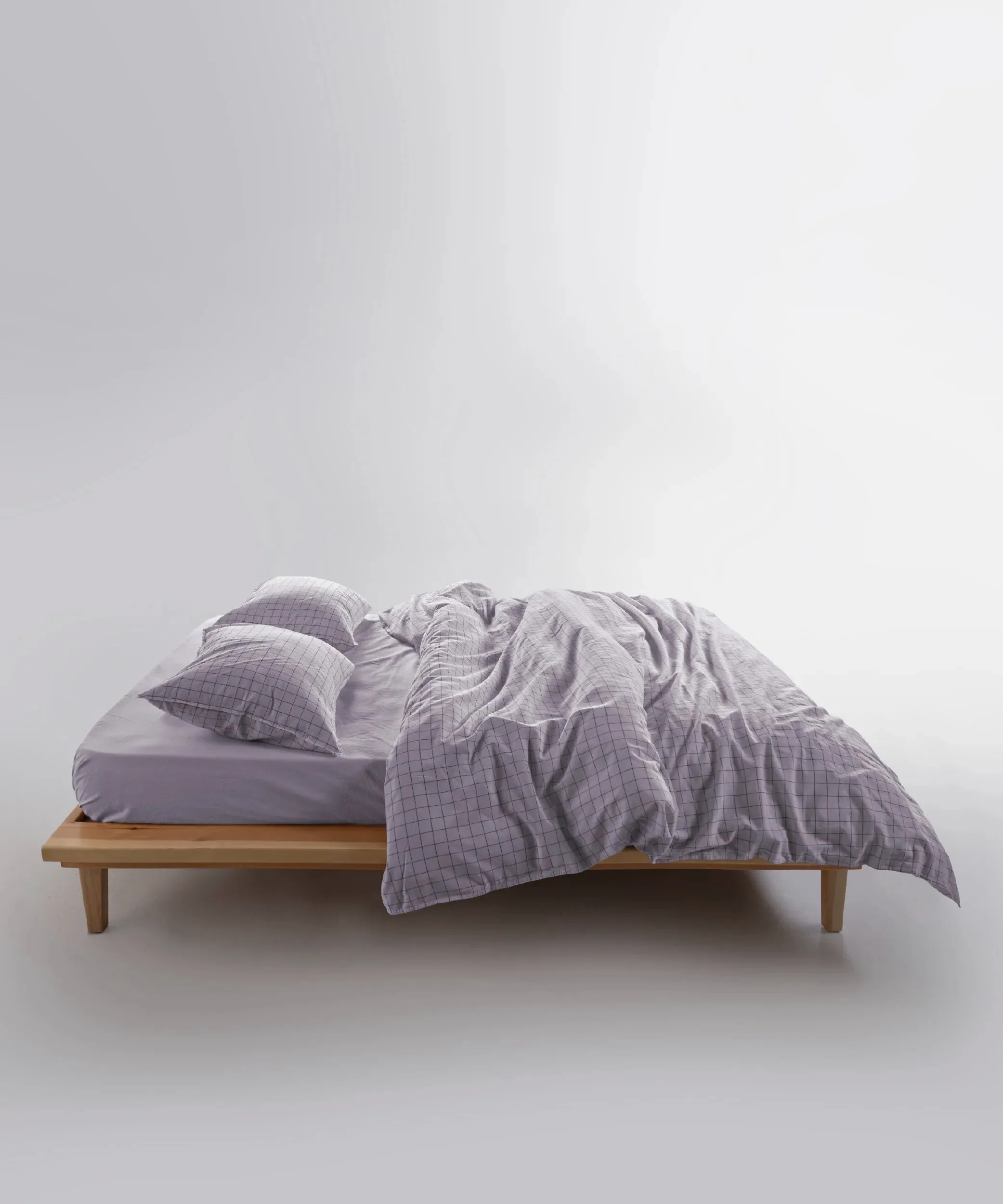 Постільна білизна Stonewashed 200 × 220 см (євро) Inara Opal Grey від Limasso - Зображення 4