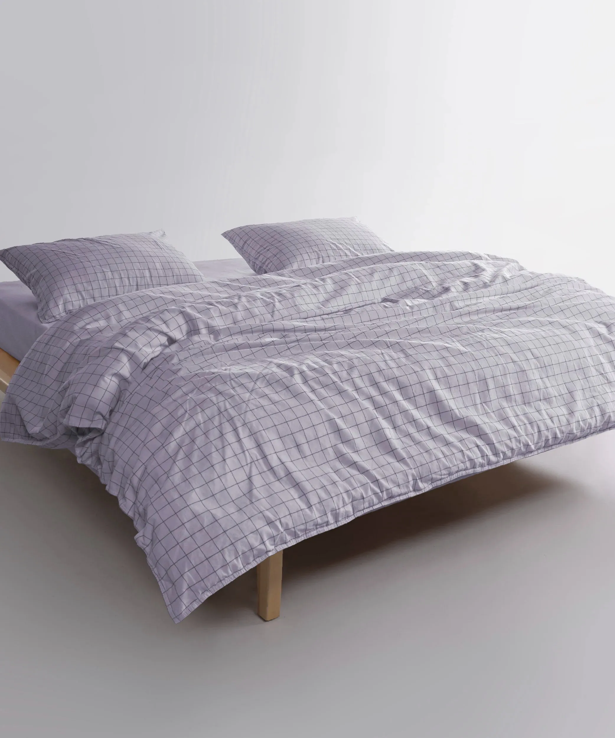 Постільна білизна Stonewashed 200 × 220 см (євро) Inara Opal Grey від Limasso