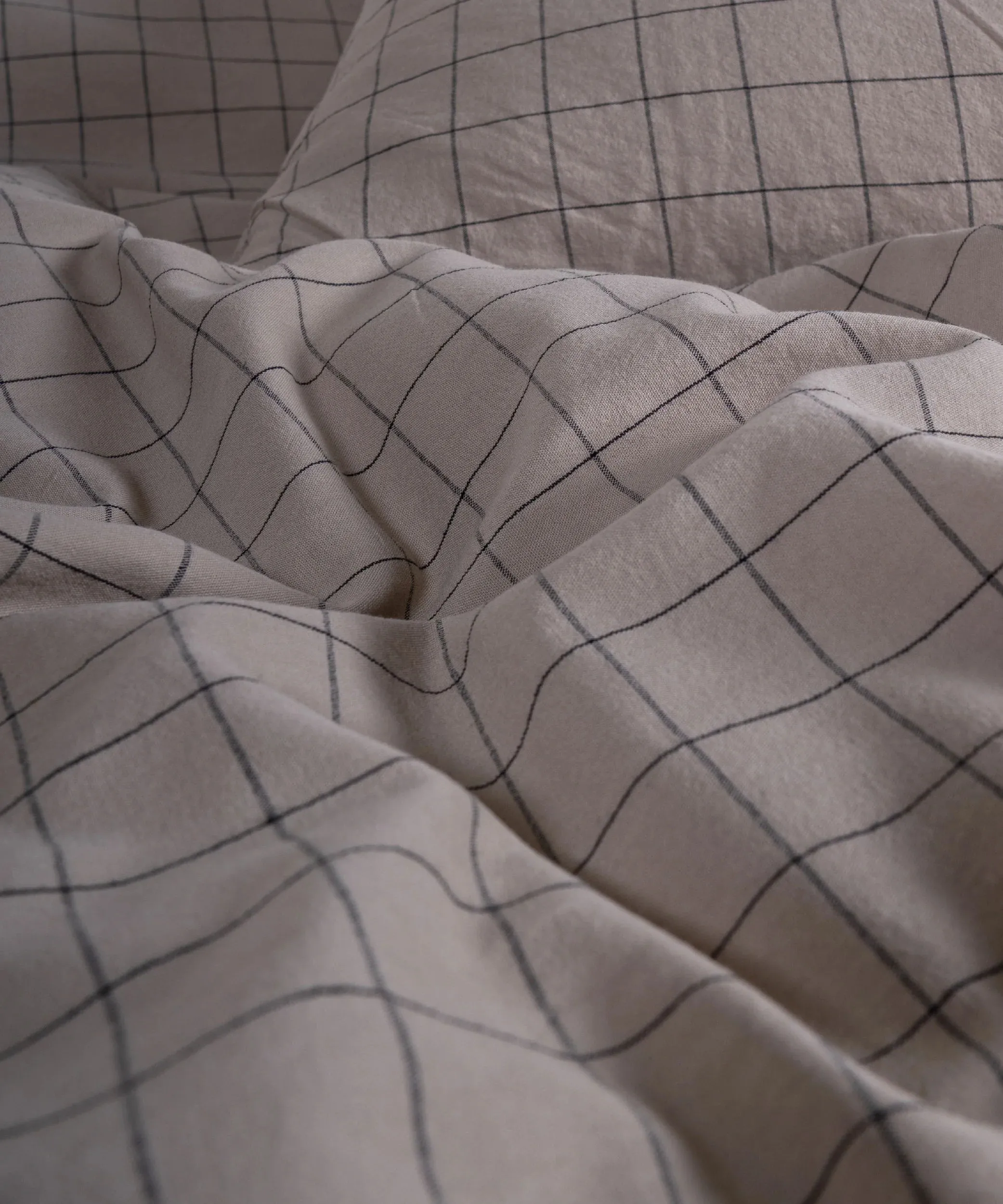 Постільна білизна Stonewashed 200 × 220 см (євро) Inara Oxford Tan від Limasso - Зображення 6
