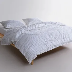 Постільна білизна Stonewashed 200 × 220 см (євро) Inara Snow White від Limasso
