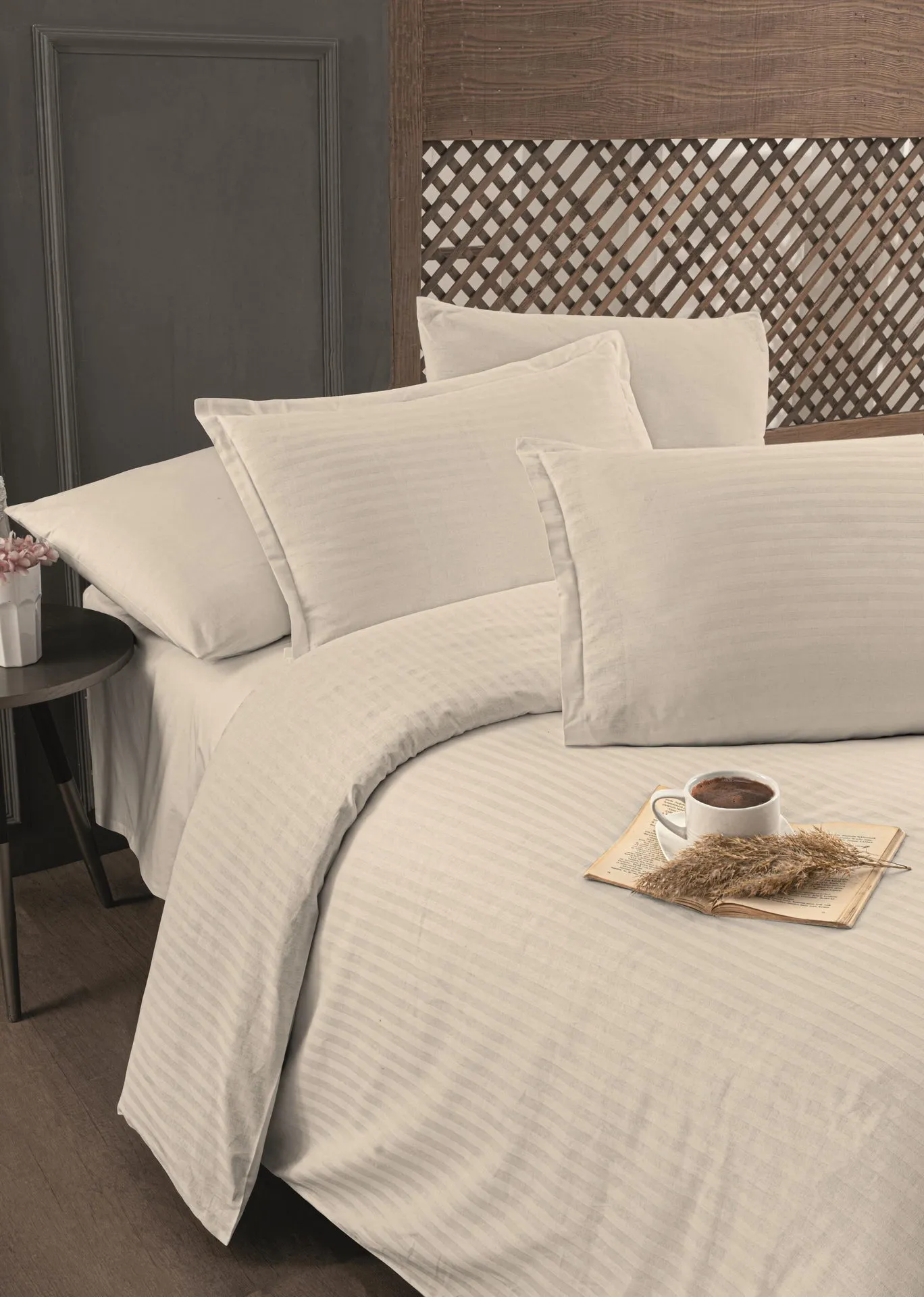 Постільна білизна Poplin 200 × 220 см (євро) Infinity Ivory від Altinbasak