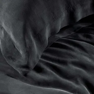 Alternative view of Комплект постільної білизни Vegan Silk 200 × 220 см (євро) Jade Blacky від Issimo
