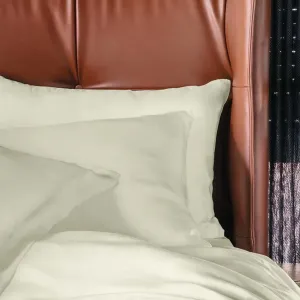 Alternative view of Комплект постільної білизни Vegan Silk 200 × 220 см (євро) Jade Cream від Issimo