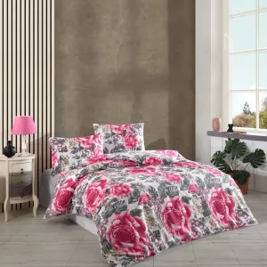 Комплект постільної білизни Ranforse 200 × 220 см (євро) Adel Pembe від Kristal