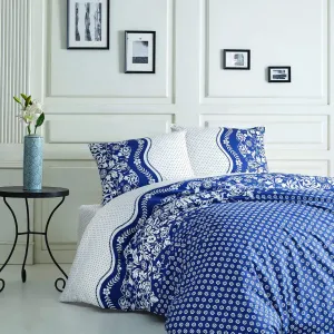 Комплект постільної білизни Ranforse 200 × 220 см (євро) Dafne Lacivert від Kristal