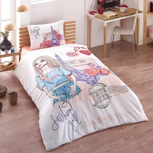 Комплект постільної білизни Young 160 × 220 см (полуторний) Fashion від Kristal