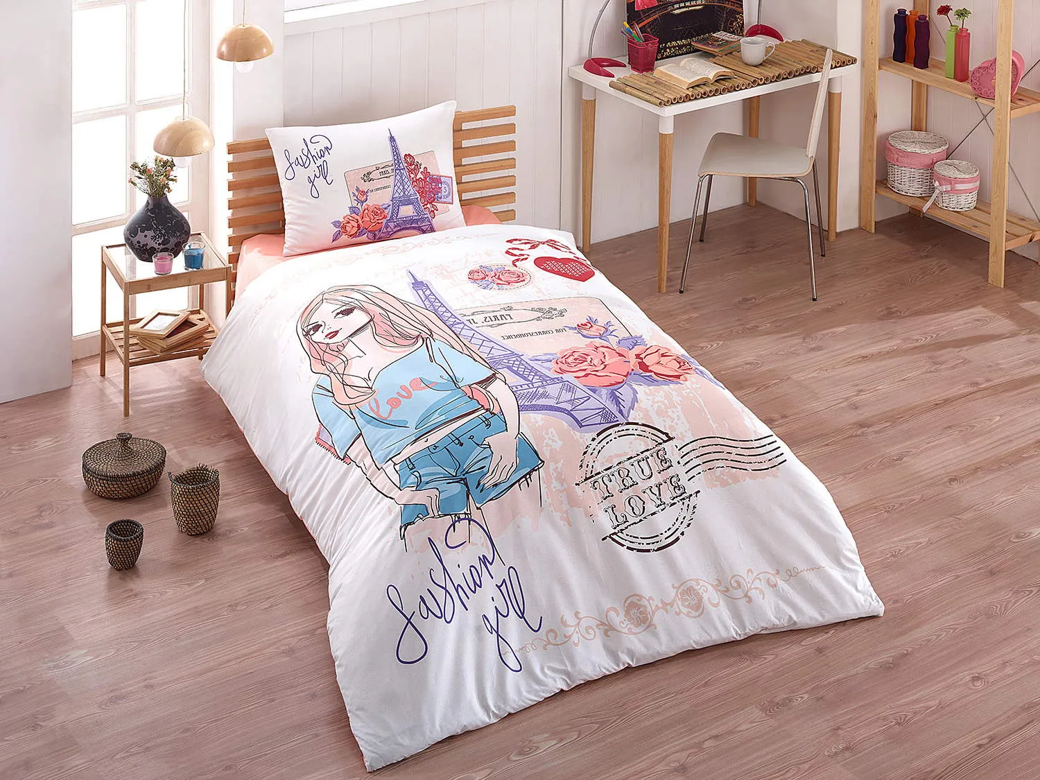 Комплект постільної білизни Young 160 × 220 см (полуторний) Fashion від Kristal
