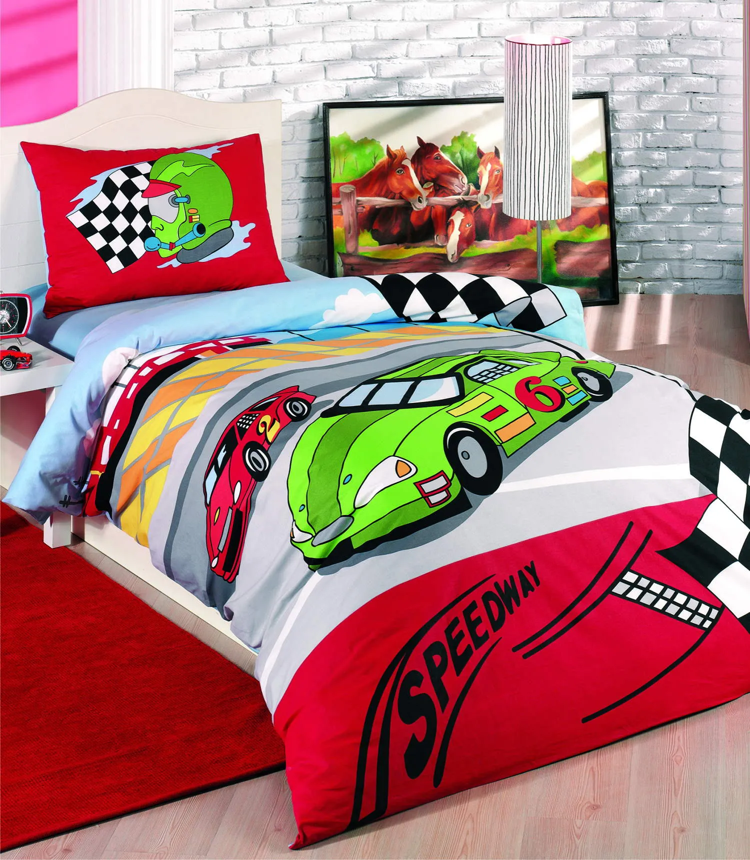 Комплект постільної білизни Young 160 × 220 см (полуторний) Speedway від Kristal