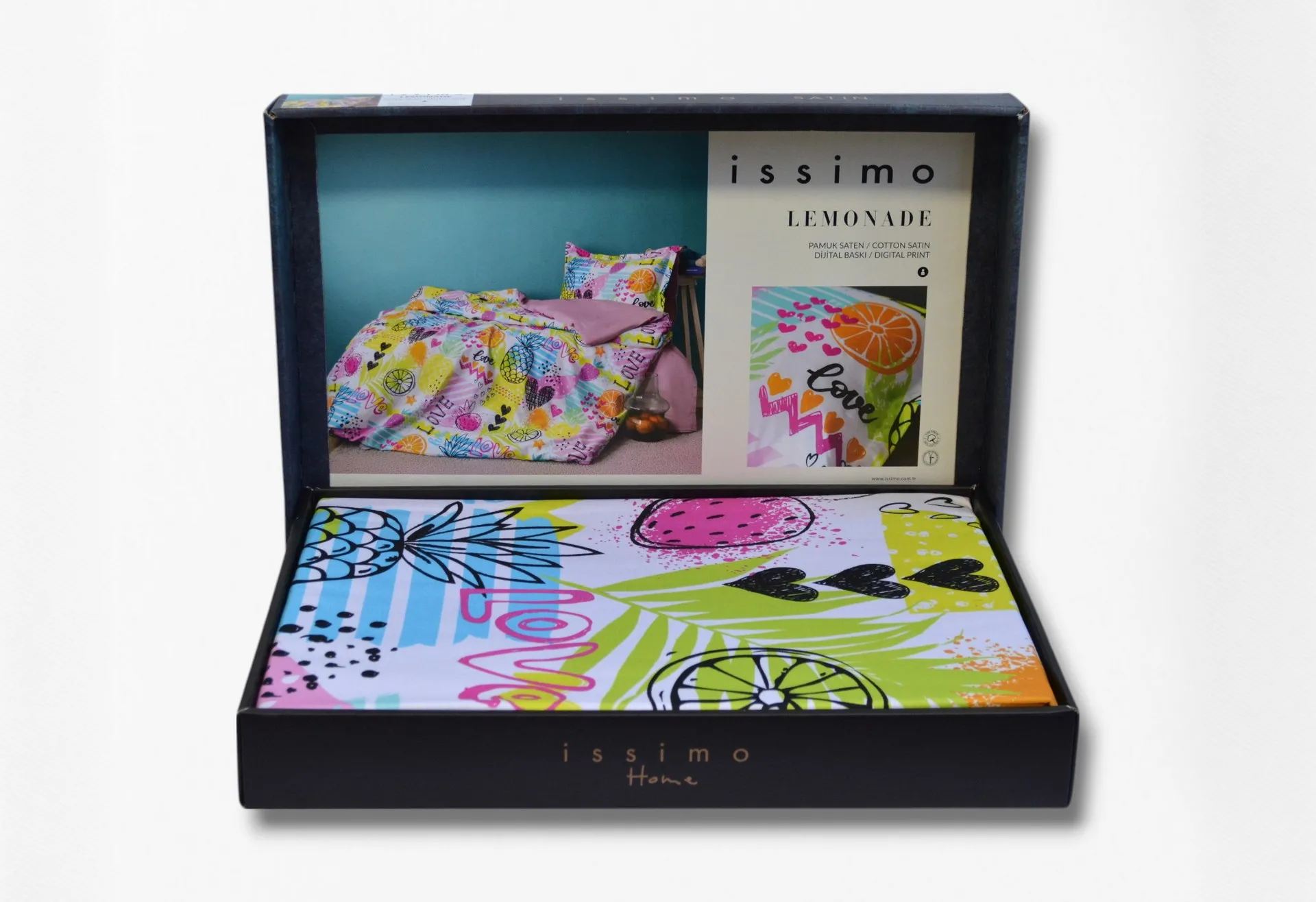 Комплект постільної білизни Digital Satin 160 × 220 см Lemonade від Issimo - Зображення 7