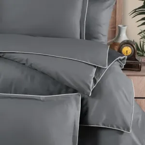 Alternative view of Постільна білизна Premium Satin 200 × 220 см (євро) Lucca Grey від La Romano