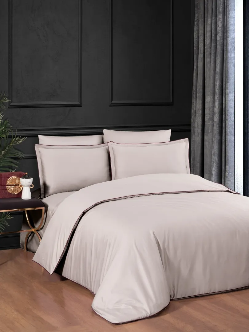 Постільна білизна Premium Satin 200 × 220 см (євро) Lucca Violet від La Romano