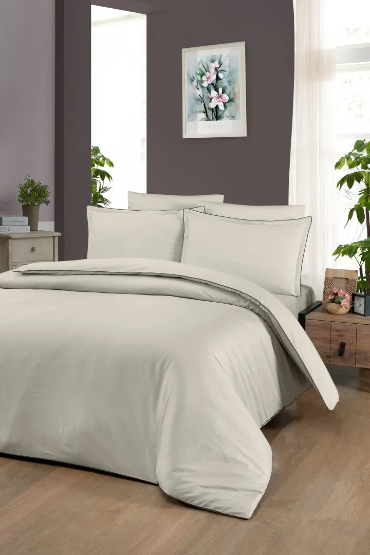 Постільна білизна Premium Satin 200 × 220 см (євро) Lucca Wind від La Romano