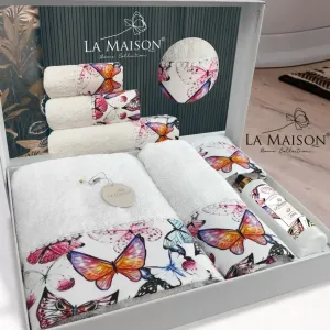 Подарунковий набір рушників, 3 шт. з ароматом Aster від La Maison