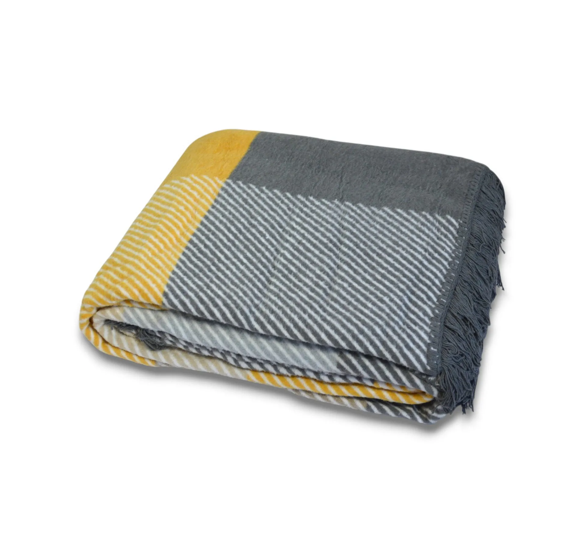 Плед Layka Sari 180 × 220 см Жовтий від Aksu - Зображення 3