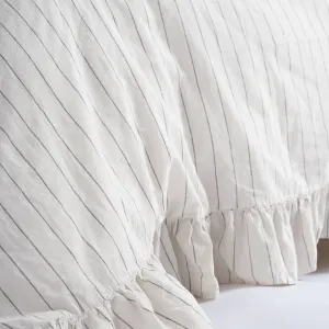 Alternative view of Постільна білизна Stonewashed Exclusive Ranforse 200 × 220 см (євро) Leila Snow White від Limasso