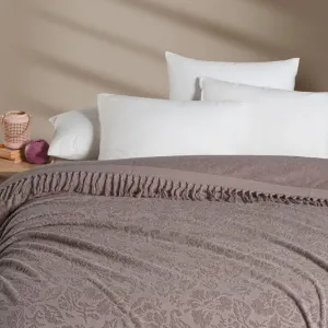 Махрове покривало Lilyum 200 × 220 см (євро) Ліловий від Sikel