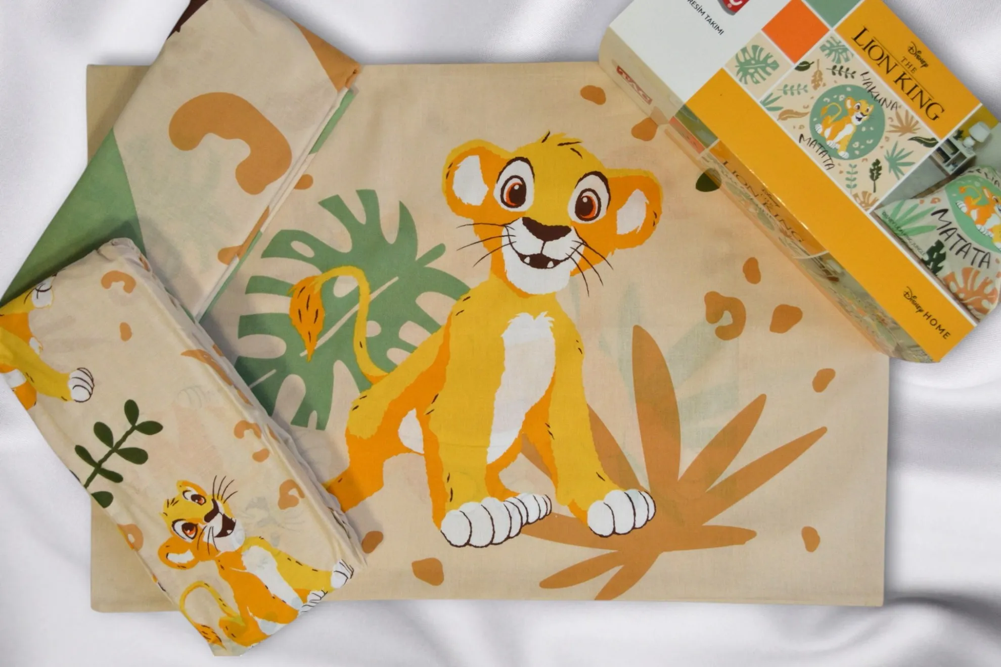 Постільна білизна Disney 160 × 220 см (полуторний) Lion King Jungle від TAC - Зображення 2