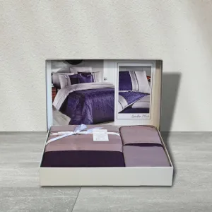 Alternative view of Постільна білизна V.I.P Satin Moonlight 200 × 220 см (євро) London Purple від First Choice