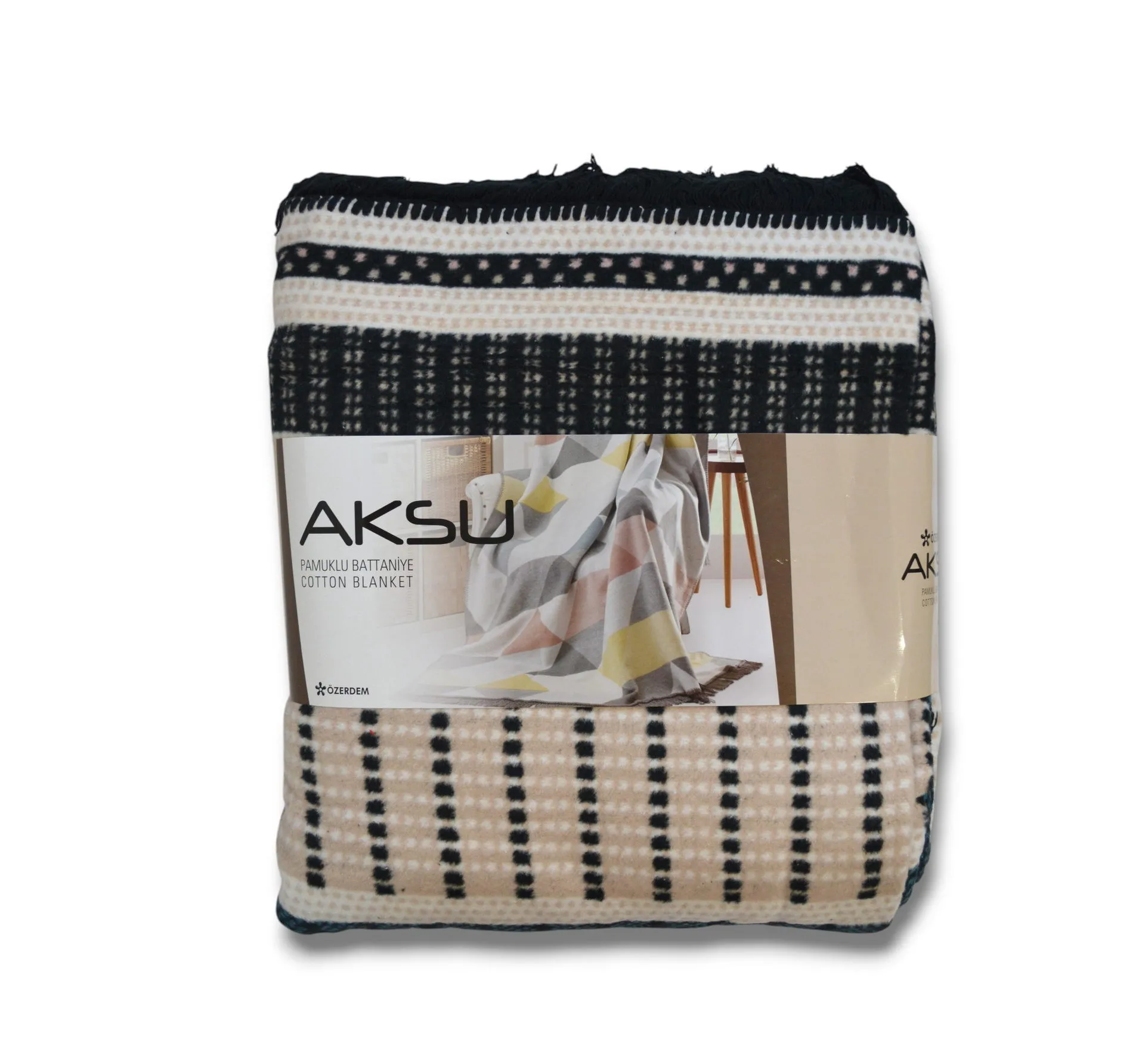 Плед Maglieria 180 × 220 см Синій від Aksu - Зображення 2
