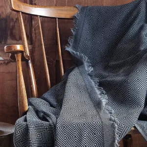 Alternative view of Покривало Maia 170 × 230 см Чорний від Issimo